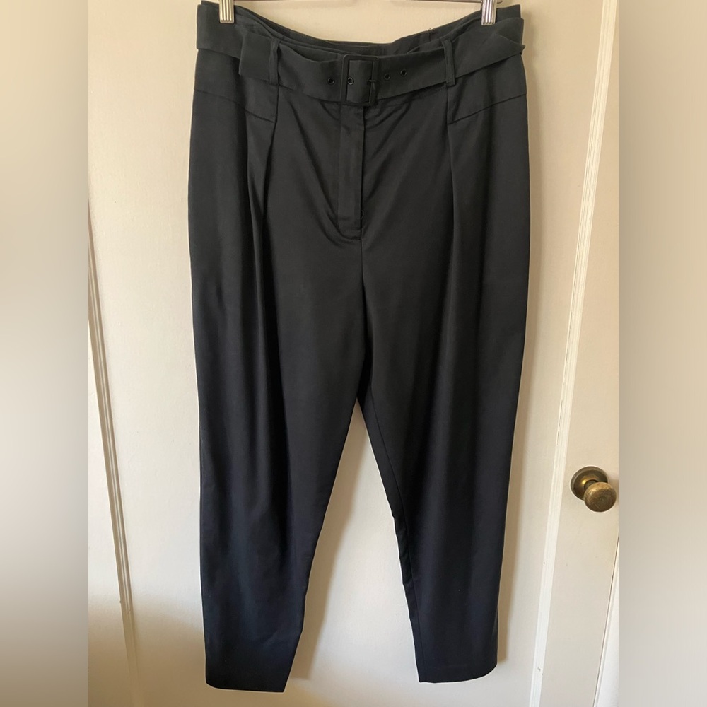 BCBG high waisted belted pant